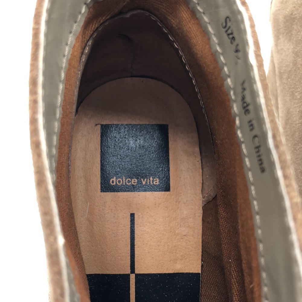 Dolce Vita Suede Wedge Booties Size 9 1/2 - Picture 11 of 14